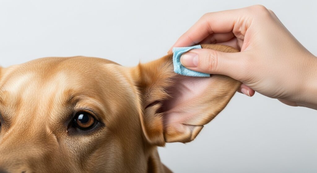 Cleaning Labrador’s Ears