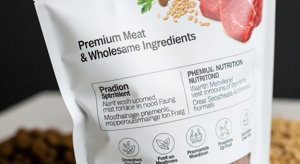 Dog Food Ingredient List Example
