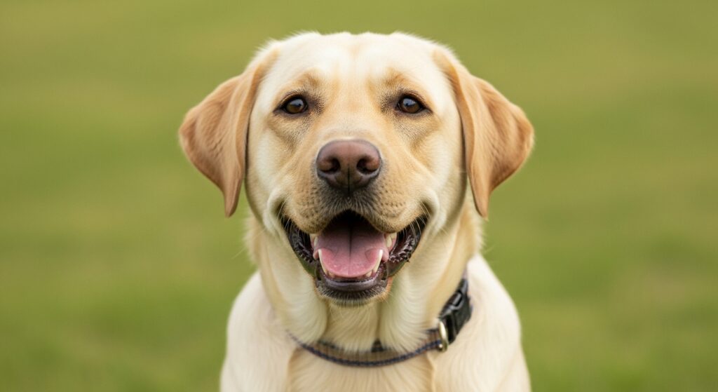 Labrador Retriever Smiling