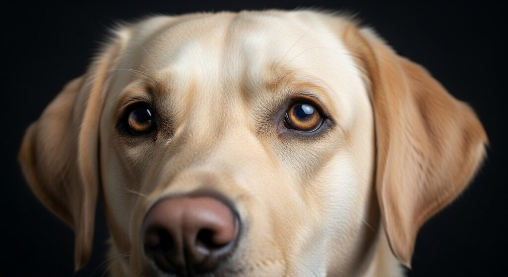 Labrador with Clear, Healthy Eyes