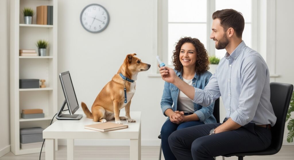 Telehealth session with mental health professional