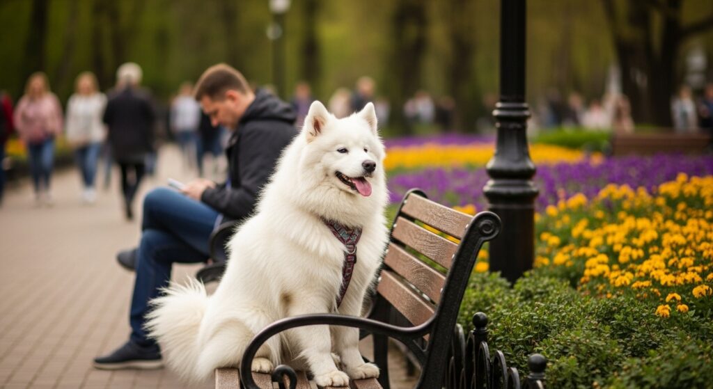 Well-Behaved Dog in Public