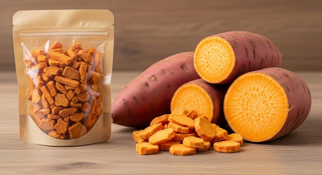 Dehydrated Sweet Potato Dog Chews