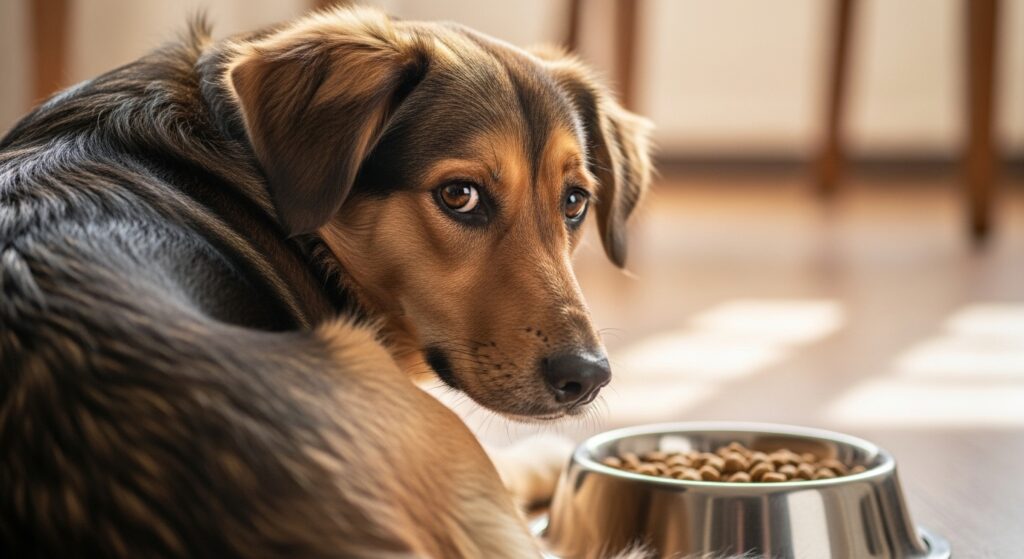 Dog Refusing Food