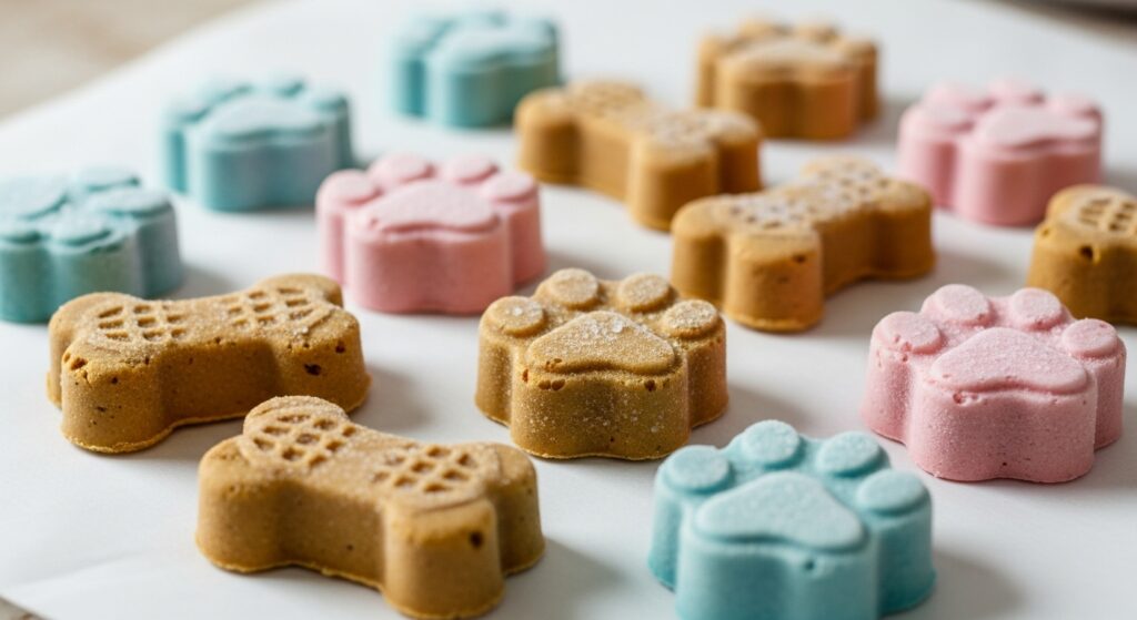 Peanut Butter Banana Frozen Dog Treats