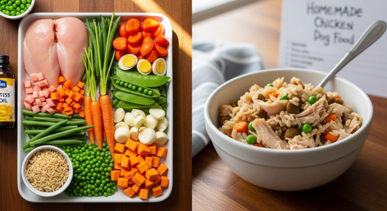 homemade chicken dog food recipes